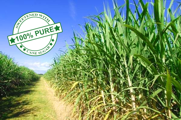100% pure sugarcane
